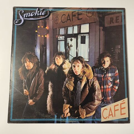 Винтажная виниловая пластинка LP Smokie Смоуки Midnight Caf (Швеция 1976)