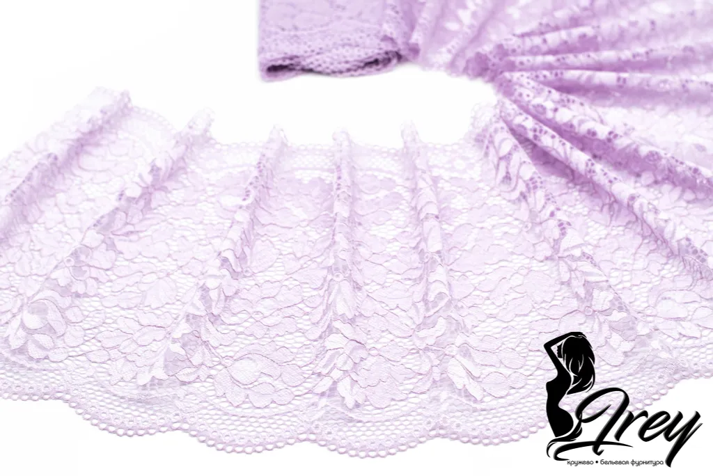 Новинки эластичного кружева - нежная сирень.