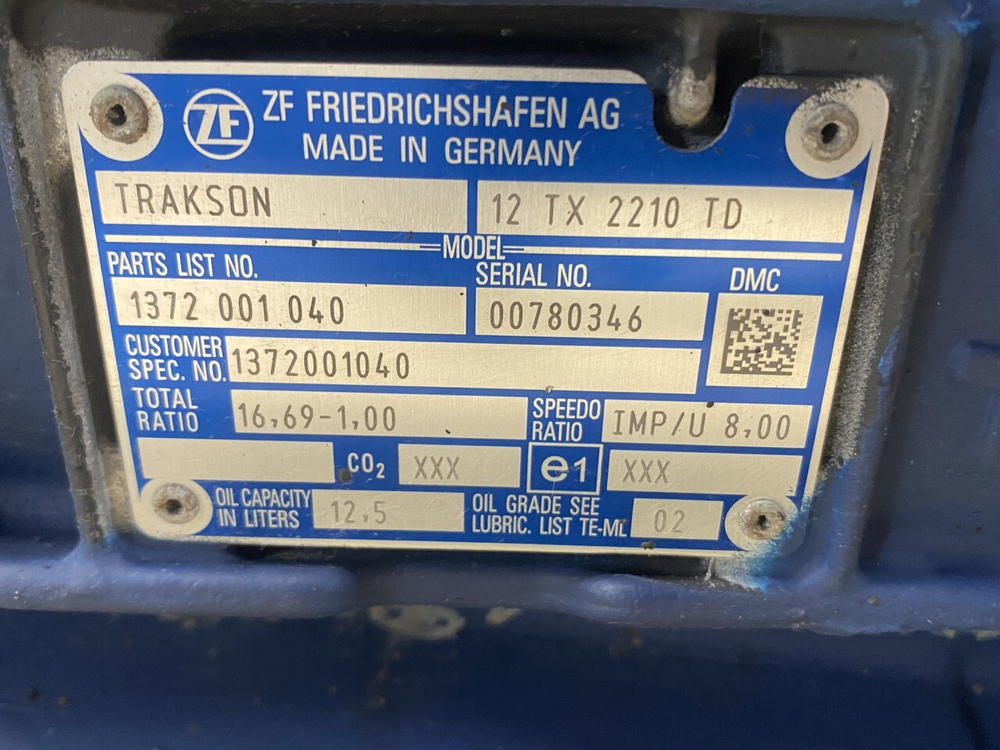 АКПП ZF 12TX2210TD TRAXON 2020г.