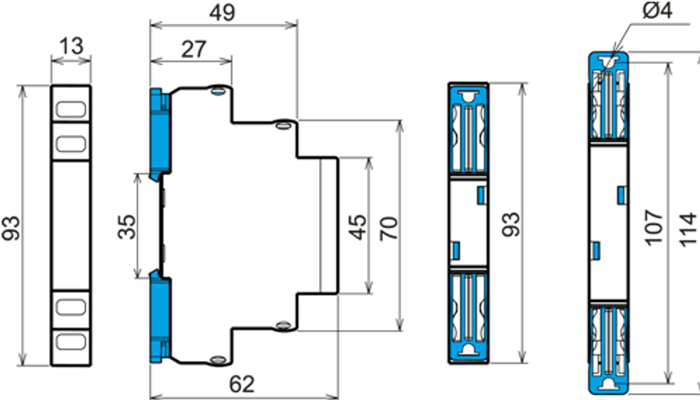 Переключатель контактов тройной ПКМ-3 2A AC250В УХЛ4