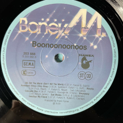 Винтажная виниловая пластинка LP Boney M Бони М Boonoonoonoos (Germany 1981)