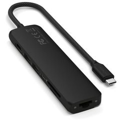 Адаптер Satechi 7-in-1 USB-C Slim Multiport Adapter with Ethernet (ST-P7SK) Black