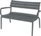 Диван пластиковый двухместный Paris Lounge темно-серый