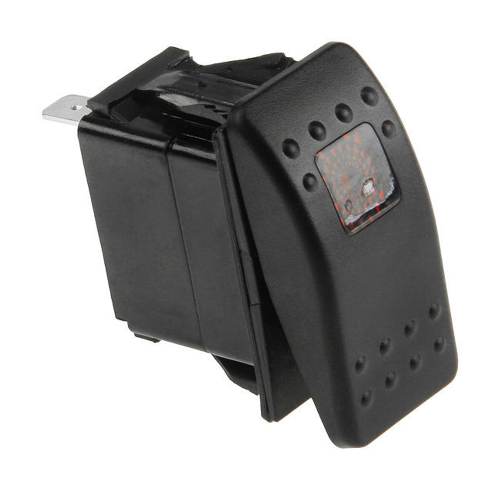 Переключатель двухпозиционный ON-OFF 12В/20А 3Р с подсветкой