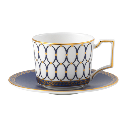 Wedgwood Чашка для эспрессо Renaissance Gold 90 мл с блюдцем