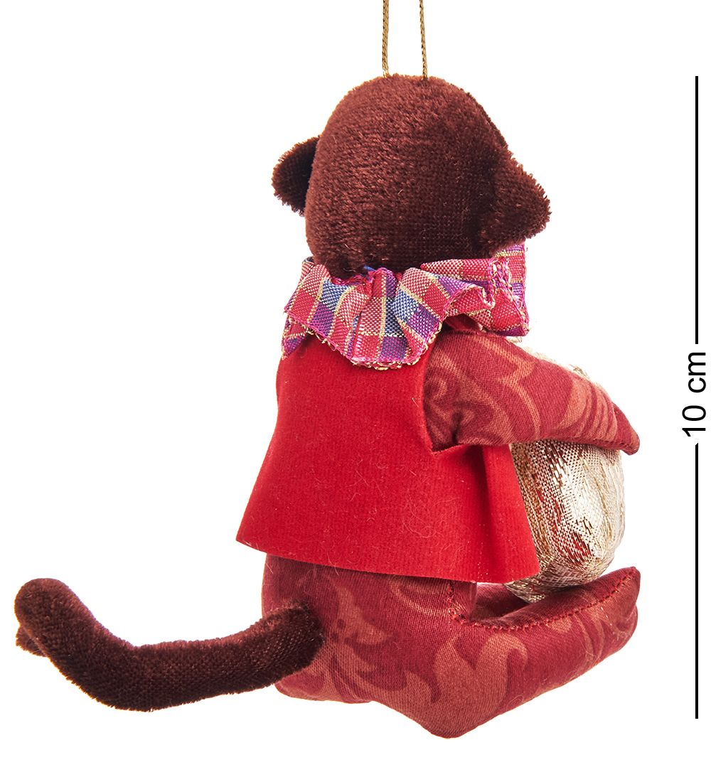 РусКукла RK-738/3 Кукла подвесная «Обезьяна с мешком»