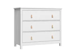 Комод Wood 3 ящика (белый)