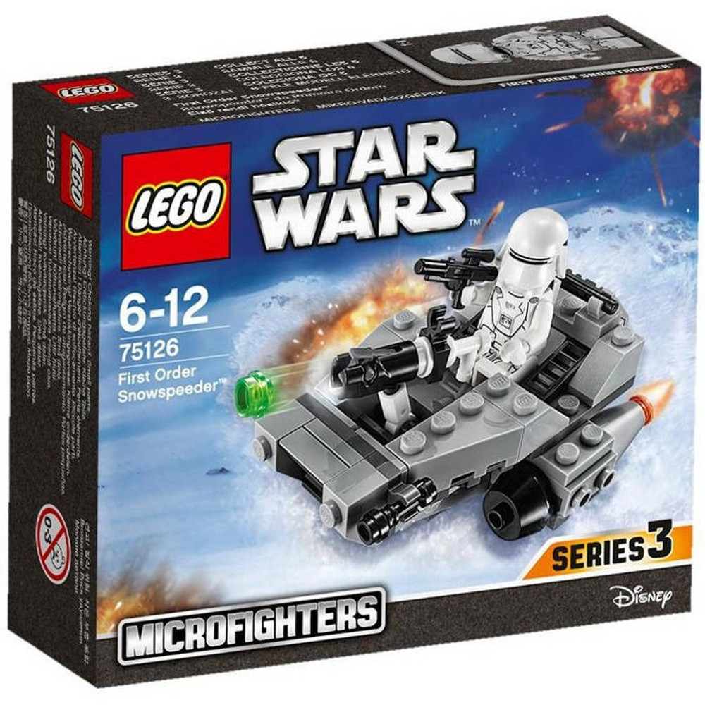 LEGO Star Wars: Снежный спидер Первого Ордена 75126 — First Order Snowspeeder Microfighter — Лего Звездные войны Стар Ворз