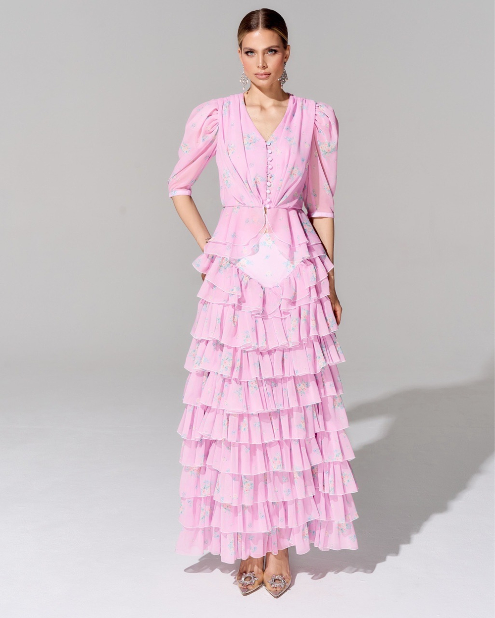 Блуза из премиального шифона