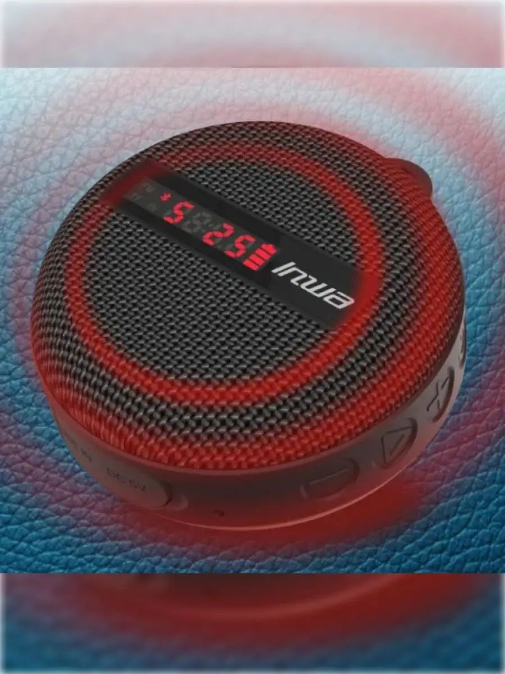 Беспроводная Bluetooth колонка для руля велосипеда, электросамоката, мопеда (с дисплеем)