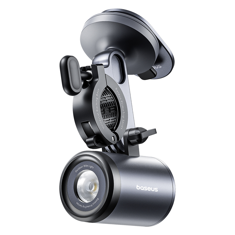 Мото/Вело Держатель + Фонарик Baseus PrimeTrip Series Dual-Color Bike Light 2-in-1 Set