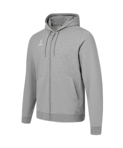 Флисовое худи на молнии ESSENTIAL Cotton Fleece FZ Hoodie, серый меланж, детский