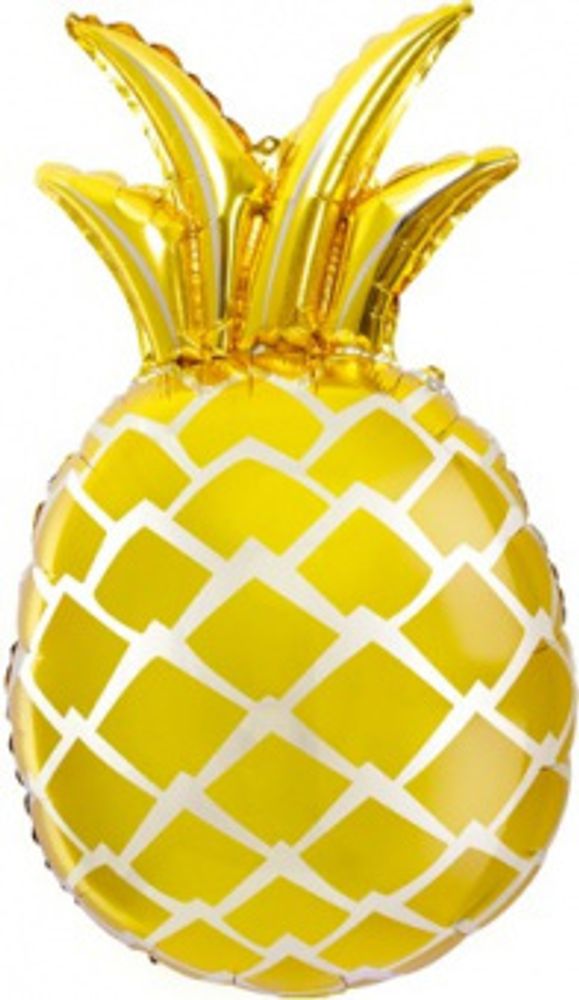 К Шар фигура "Ананас золото" (Falali) 30"/76 см