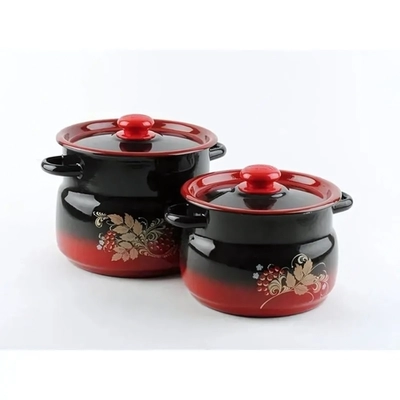 Кастрюля эмал 1,0л 16074АП Итал кухня