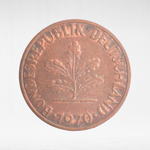 Germany, 1 Pfennig, 1970, (Munich Mint - "D"), VF