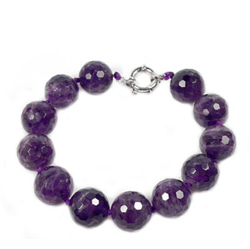 Браслет "Раут 14" аметист темный