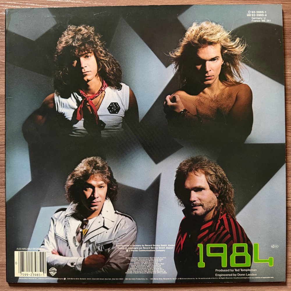 Van Halen ‎– 1984 (Скандинавия 1984г.) Т