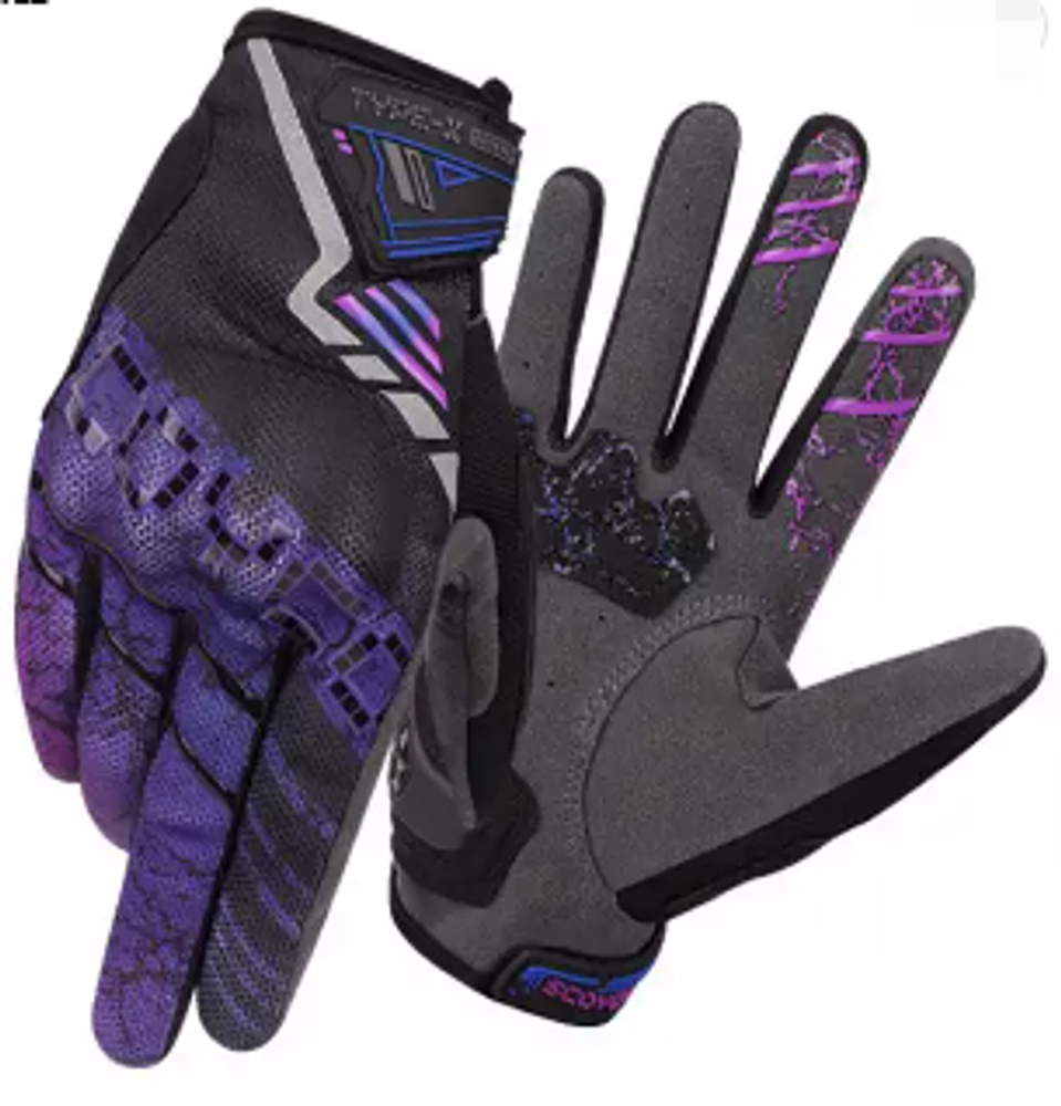 мотоперчатки Scoyco CBP-MC01 фиолетовые L