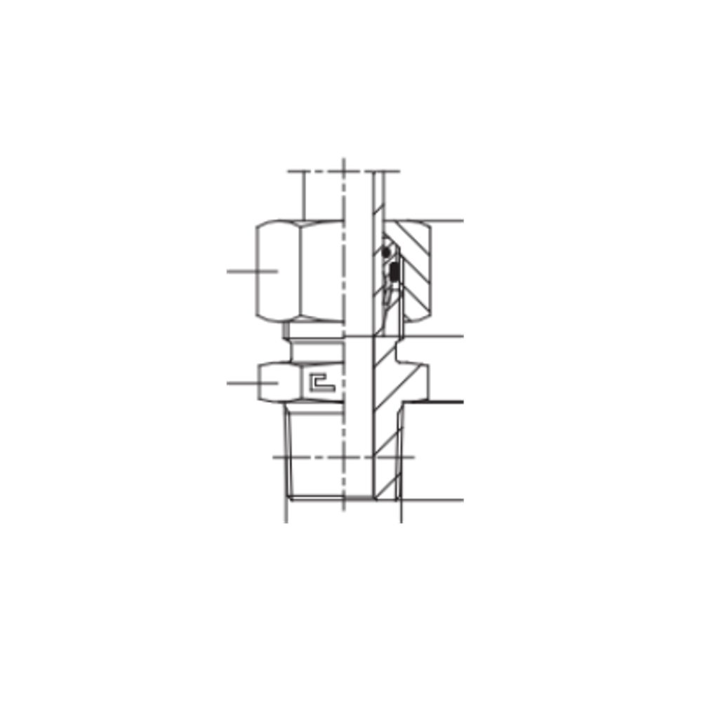 Штуцер FC DL06 BSPT 1/4"