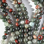 Халцедон с гелиотропом натуральный, 12,8мм, шар