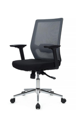 Кресло Riva Фикс RCH 851E-3D-M3 Серый/Черный