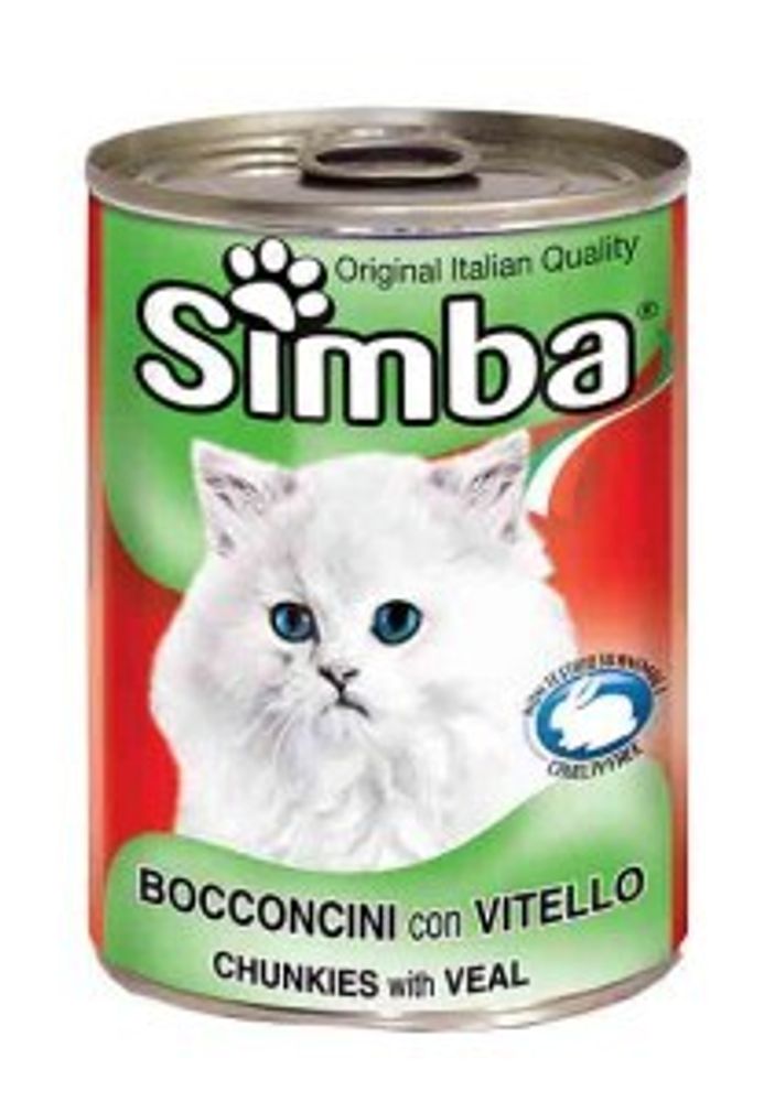 SIMBA Chunkies С телятиной 415 гр
