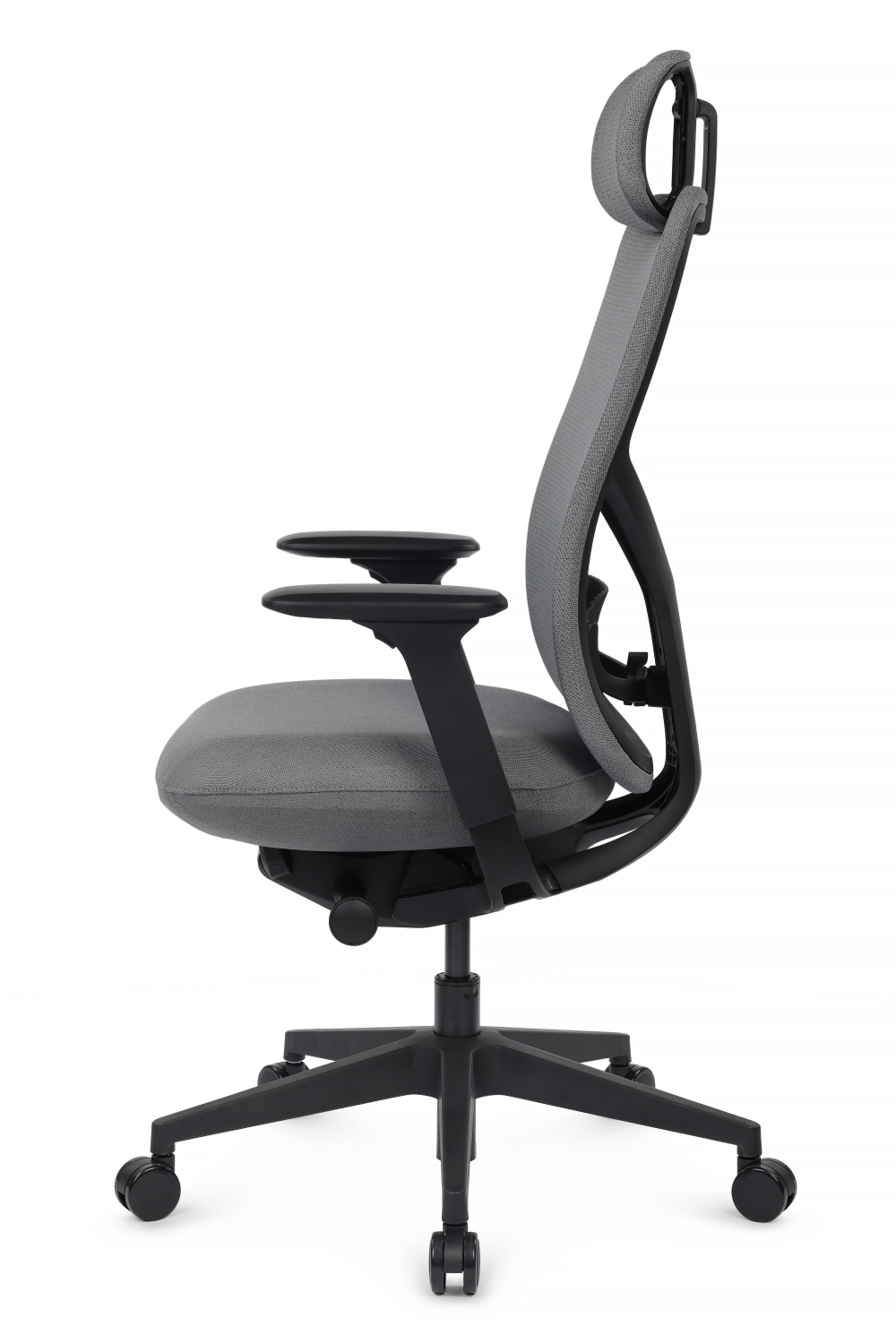 Кресло Riva Антлер EAN-001A Черный пластик/Серый