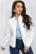 Бомбер Александра (белый) Б13095-2М LT Collection