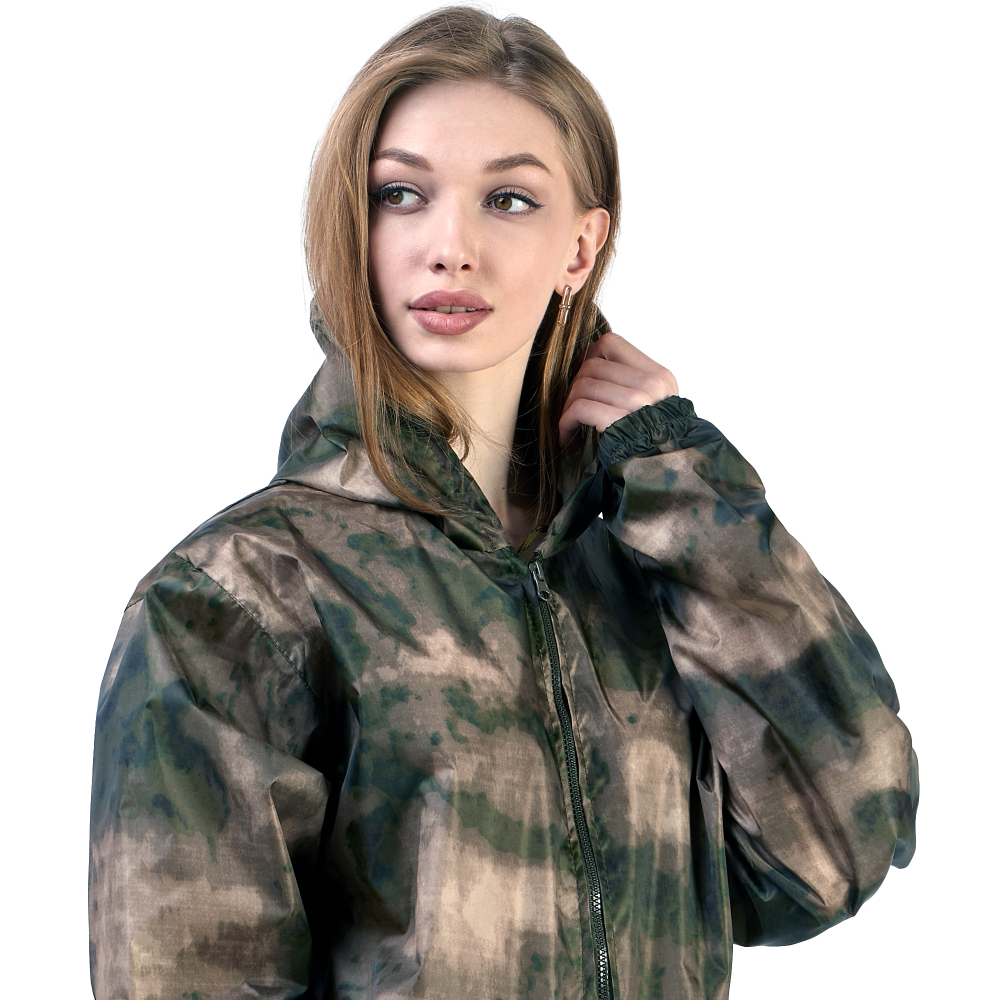 Костюм для активного отдыха Prival Ветровлагозащитный, женский, кмф Мох