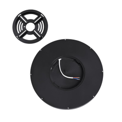 7660/24L MITRA LED SN 554 Светильник пластик/белый/черный LED 24Вт 3000/4000K D300 IP40 ALFA BLACK