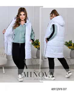 Костюм 8-337-оливка-белый Minova