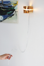 Wall design lamp Log