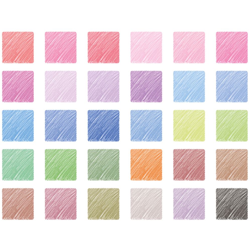 Карандаши цветные ArtSpace "Космонавты", 36цв., заточен., картон, европодвес