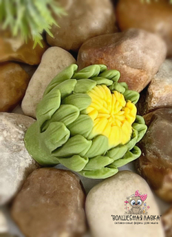 Силиконовая форма Бутон подсолнуха