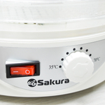 Сушилка для овощей и фруктов 5 ярусов 250Вт SA-7805