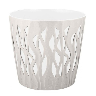 Горшок для цветов InGreen Winds D 340мм/20 л с дренажной вставкой 18,7л белоснежный жасмин