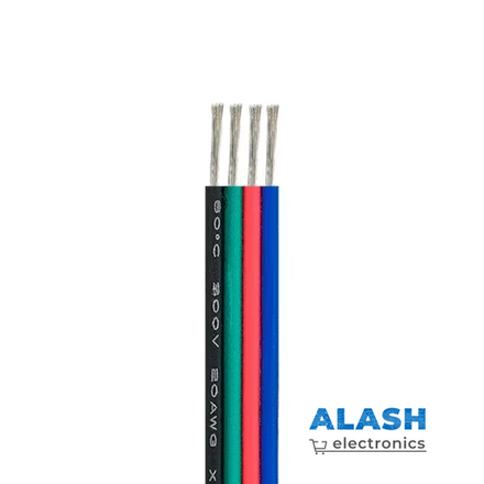 22AWG провода 4pin, 0.33 мм² (1 м)