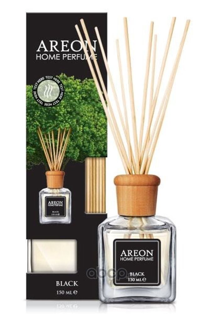 Ароматизатор бытовой 150 мл  AREON HOME PERFUME STICKS LUX STANDART  Black (AREON)