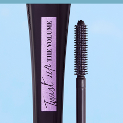 Bourjois Twist Up The Volume - Тушь для ресниц, увеличивающая объем с щеточкой 2 в 1 оттенок 22 Black Balm, 8 ml