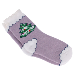 Носки для девочек С183 12р. сиреневый, 1 шт.