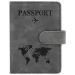 Обложка на паспорт, Brauberg, магнит, 9 карманов, серо-голубая