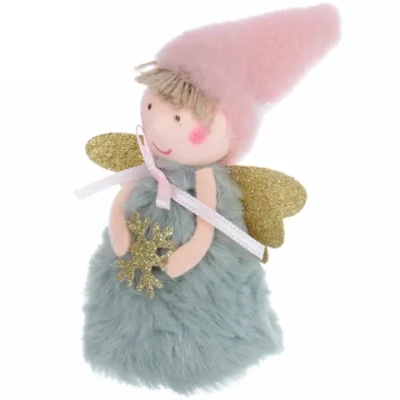 Фигурка новогодняя «Фея» 12 см, микс