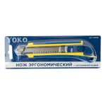 Нож с автозаменой 18 мм двухкомпонентной рукояткой с 5 лезвиями Yoko