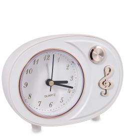 GAEM Art CL-28/3 Будильник «Скрипичный ключ» белый