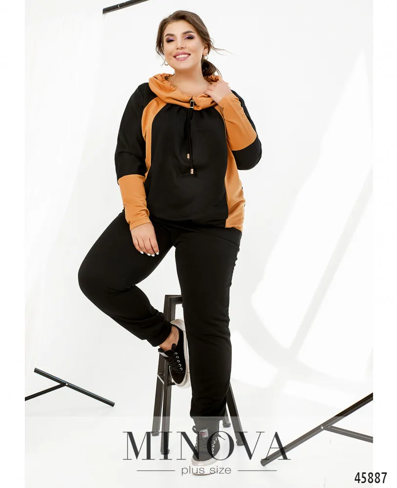 Костюм 8-317-горчица-черный Minova