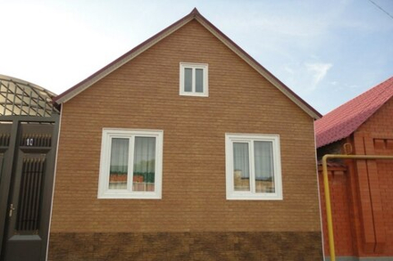 Фасадная панель Альта-профиль Кирпич Бежевый  1130*470мм 0,46м2