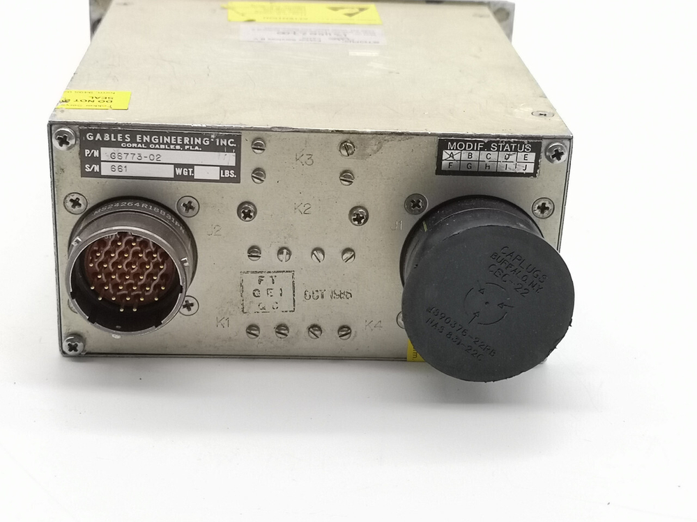 Control panel  G6773-02