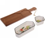 Соусники в наборе 2шт 28см «Цветочная феерия»