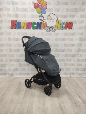 Коляска прогулочная Indigo Mega Темно-серый