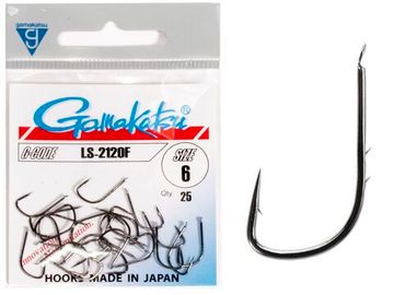 Крючки Gamakatsu LS-2120F HOOKS BLACK разм. 06 25шт.